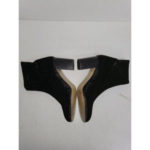Velvet Crush Black Booties Size 11